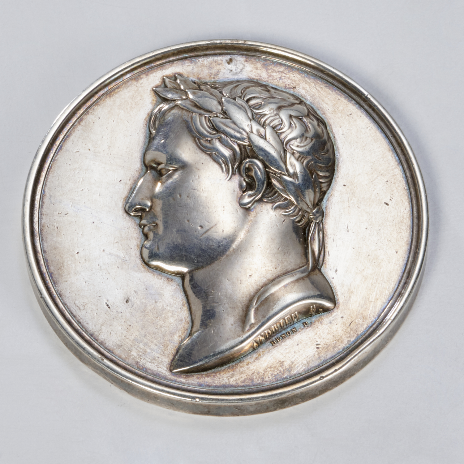 NAPOLEON I, SILVER BAPTISM MEDAL,