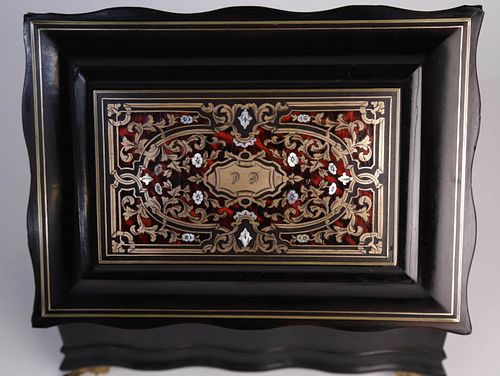 NAPOLEON III BOULLE INLAID EBONIZED