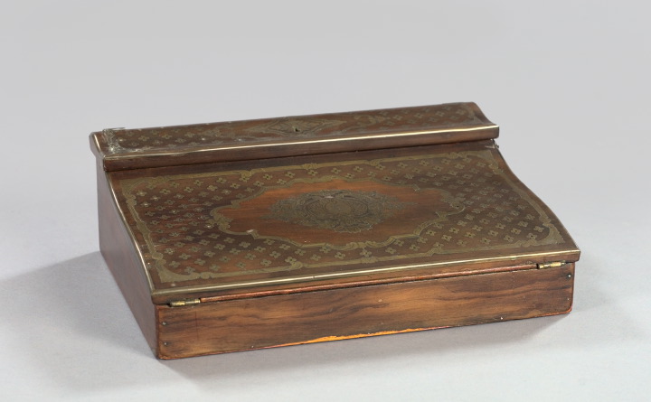 Napoleon III Brass-Inlaid Beechwood