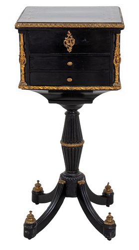 NAPOLEON III BRASS INLAID