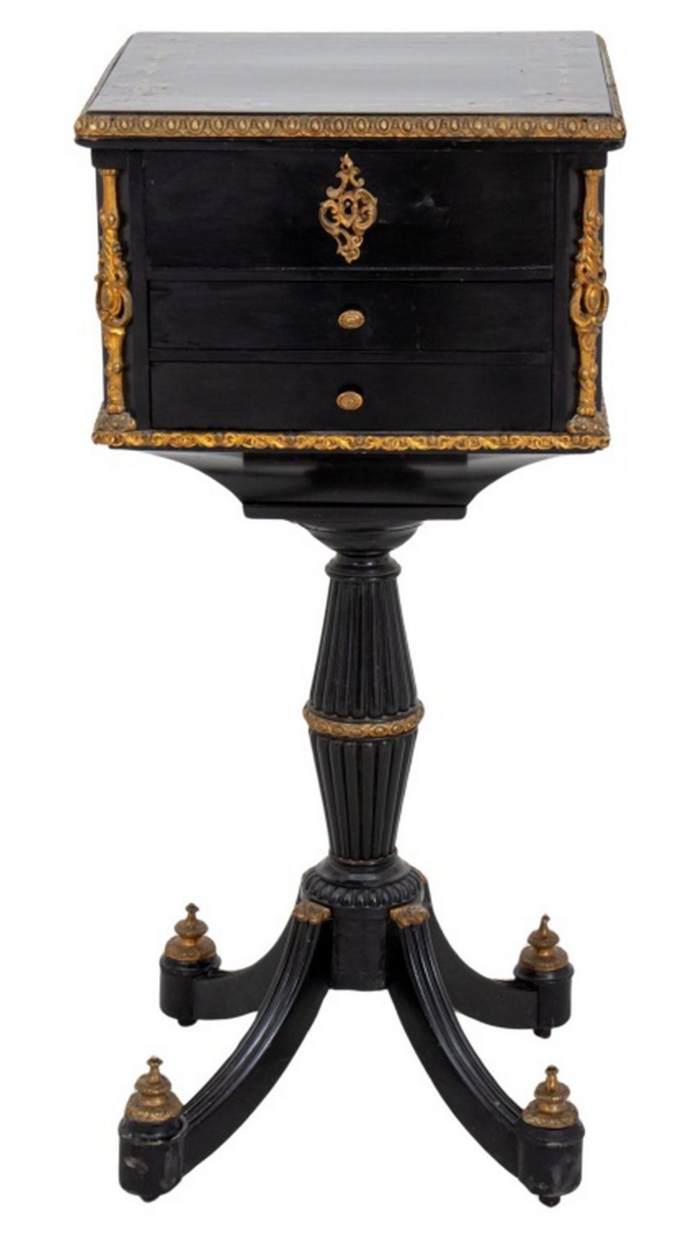 NAPOLEON III BRASS INLAID