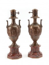 NAPOLEON III BRONZE AND MARBLE