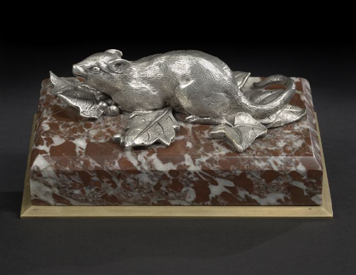 Napoleon III Bronze Argente