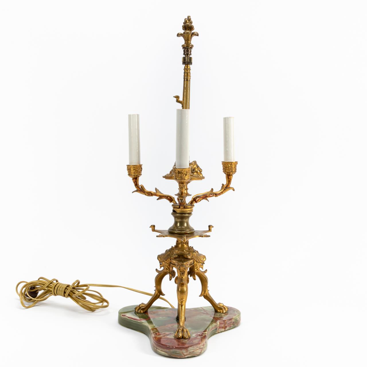 NAPOLEON III BRONZE BOUILLOTTE LAMP