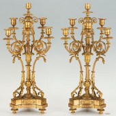 NAPOLEON III BRONZE CANDELABRA