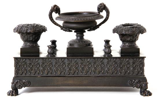 Napoleon III bronze inkstand