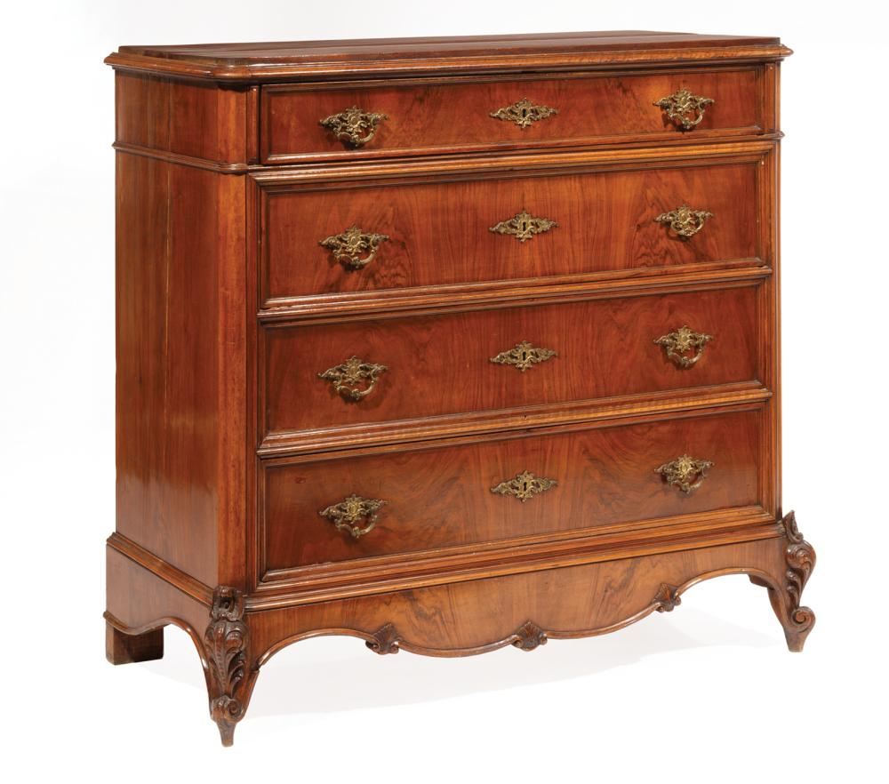 NAPOLEON III CARVED MAHOGANY