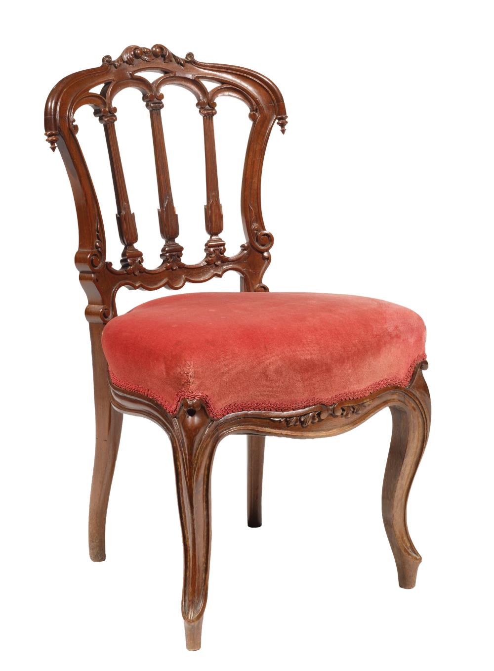NAPOLEON III CARVED MAHOGANY