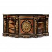 NAPOLEON III EBONISED AND BOUL