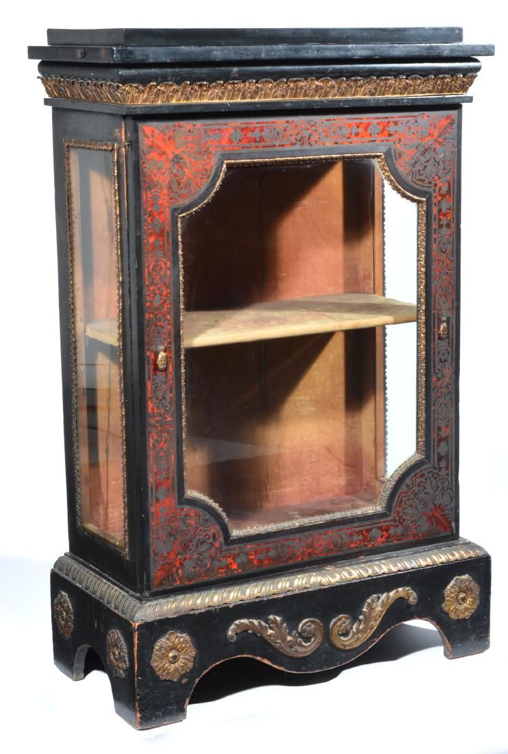 NAPOLEON III EBONIZED AND BOULLE