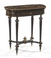NAPOLEON III EBONIZED AND CUT