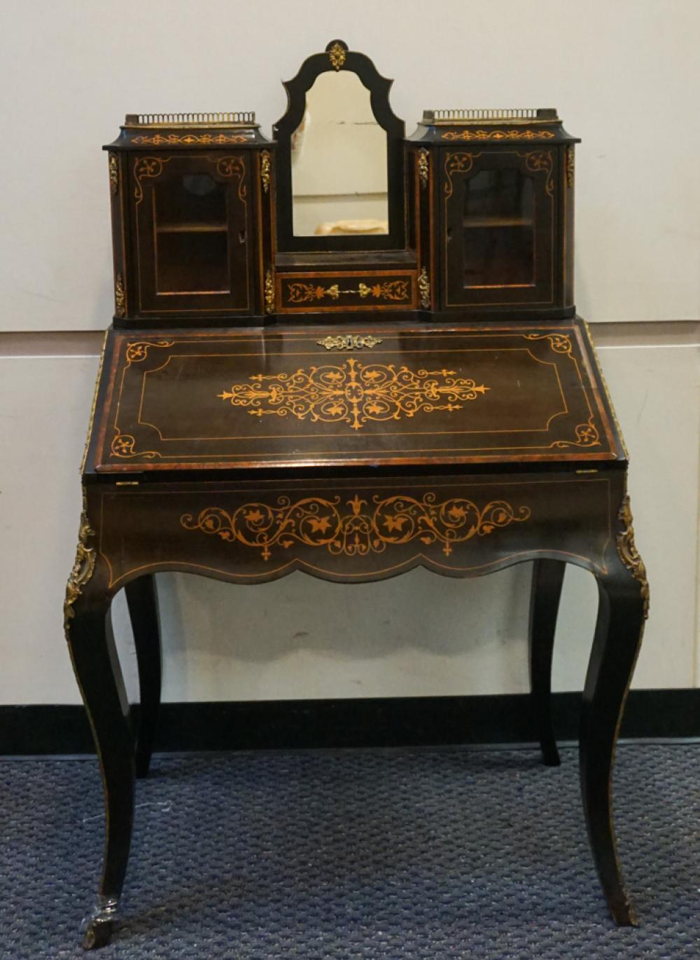 NAPOLEON III EBONIZED AND SATINWOOD