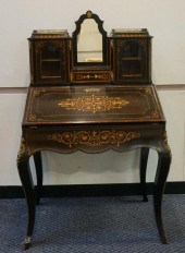 NAPOLEON III EBONIZED AND SATI
