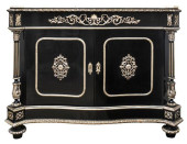 NAPOLEON III EBONIZED MEUBLE D
