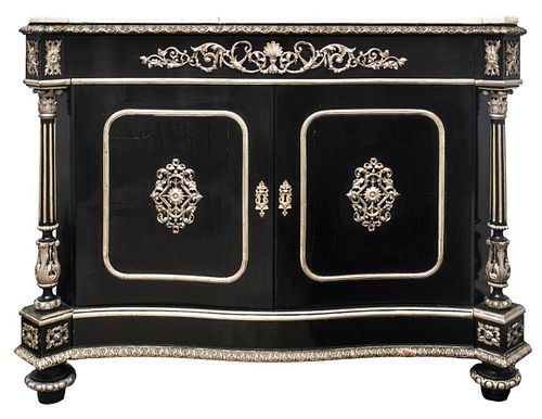 NAPOLEON III EBONIZED MEUBLE