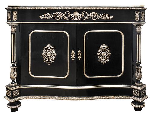 NAPOLEON III EBONIZED MEUBLE