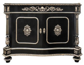 NAPOLEON III EBONIZED MEUBLE D