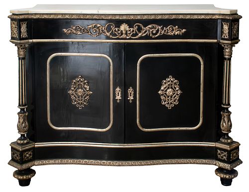 NAPOLEON III EBONIZED MEUBLE