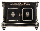NAPOLEON III EBONIZED MEUBLE D