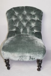 NAPOLEON III EBONIZED TEAL VEL