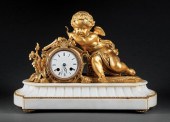 NAPOLEON III GILT BRONZE AND M