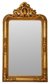 NAPOLEON III GILTWOOD MIRROR,