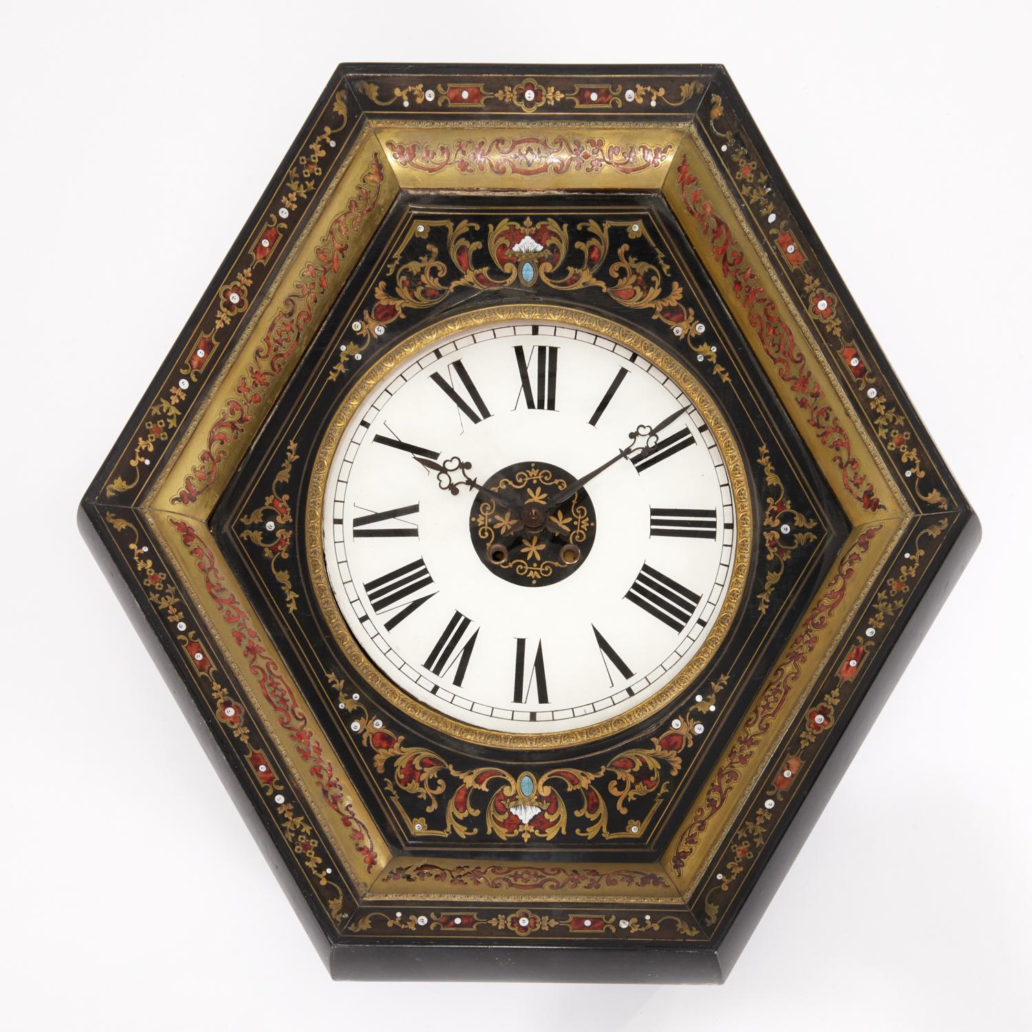 NAPOLEON III HEXAGONAL BOULLE