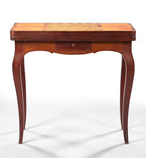 Napoleon III Mahogany Games Table,