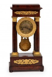 NAPOLEON III MAHOGANY, GILT BR