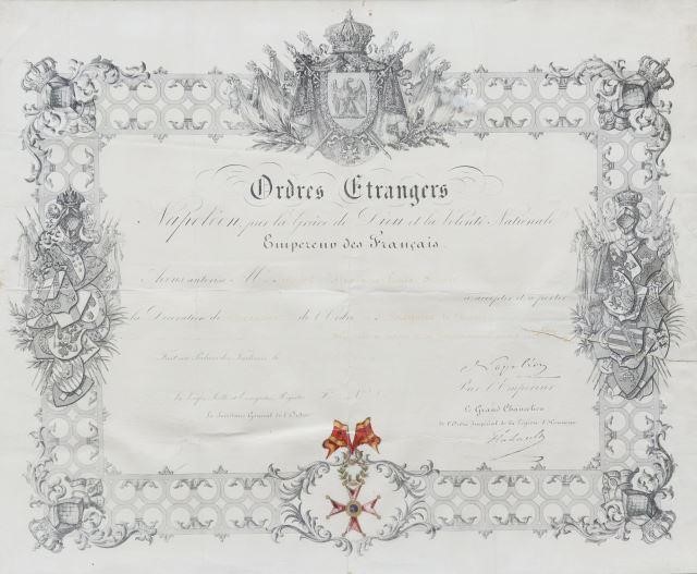 NAPOLEON III ORDRES ETRANGERS ST