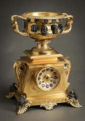 NAPOLEON III ORMOLU AND PATINA