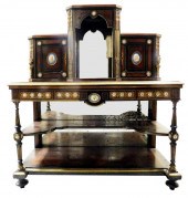 NAPOLEON III ORMOLU AND SEVRES