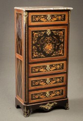 NAPOLEON III ORMOLU MOUNTED PA
