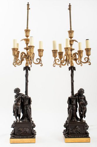 NAPOLEON III PATINATED &AMP; GILT