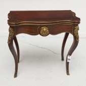 NAPOLEON III STYLE BRASS INLAI