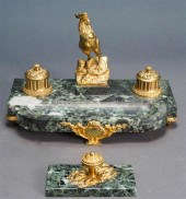 NAPOLEON III STYLE BRONZE AND