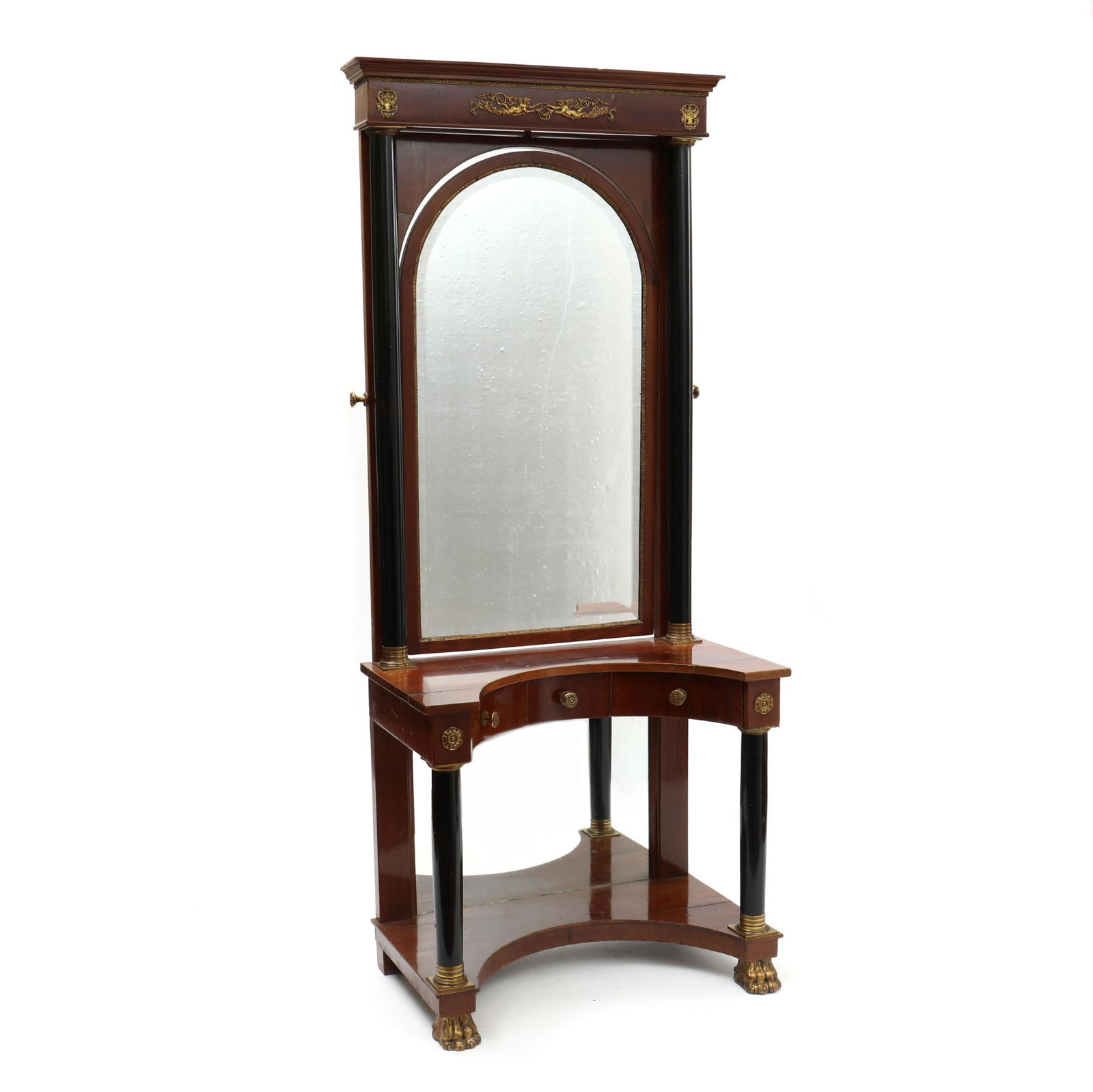NAPOLEON III STYLE CHEVAL MIRROR
