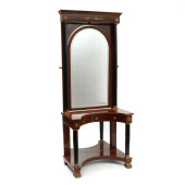 NAPOLEON III STYLE CHEVAL MIRR