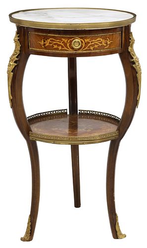 NAPOLEON III STYLE MARBLE-TOP