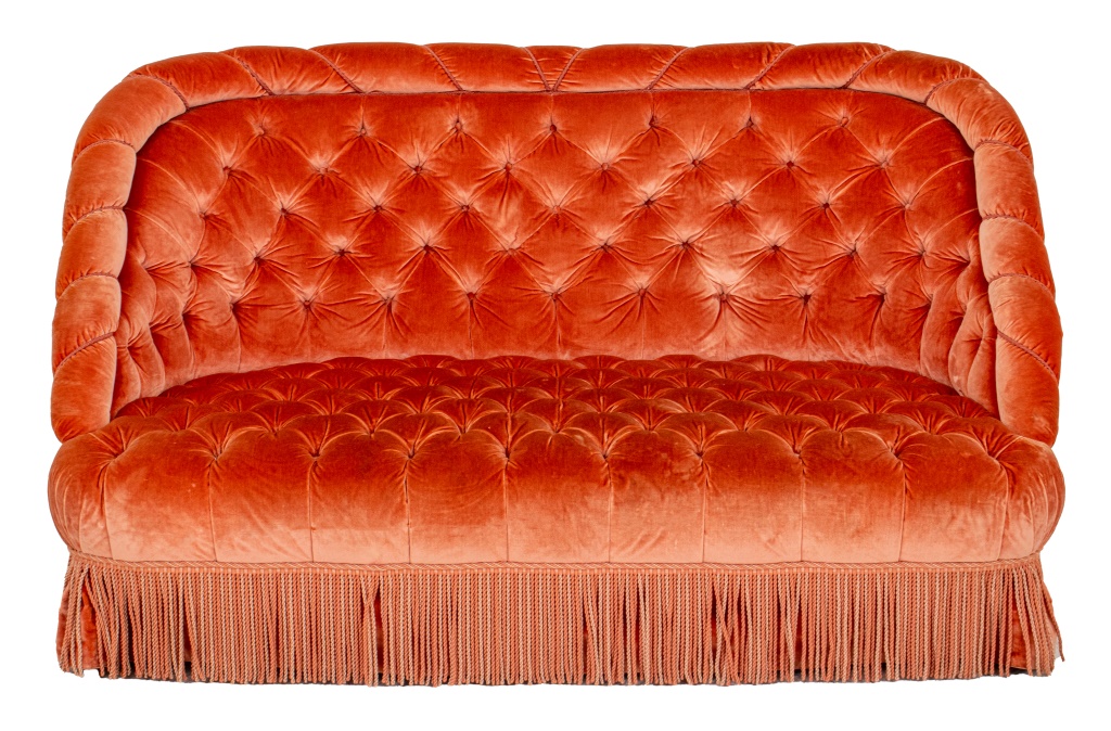 NAPOLEON III STYLE UPHOLSTERED