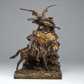Napoleon on Horseback by Xavie