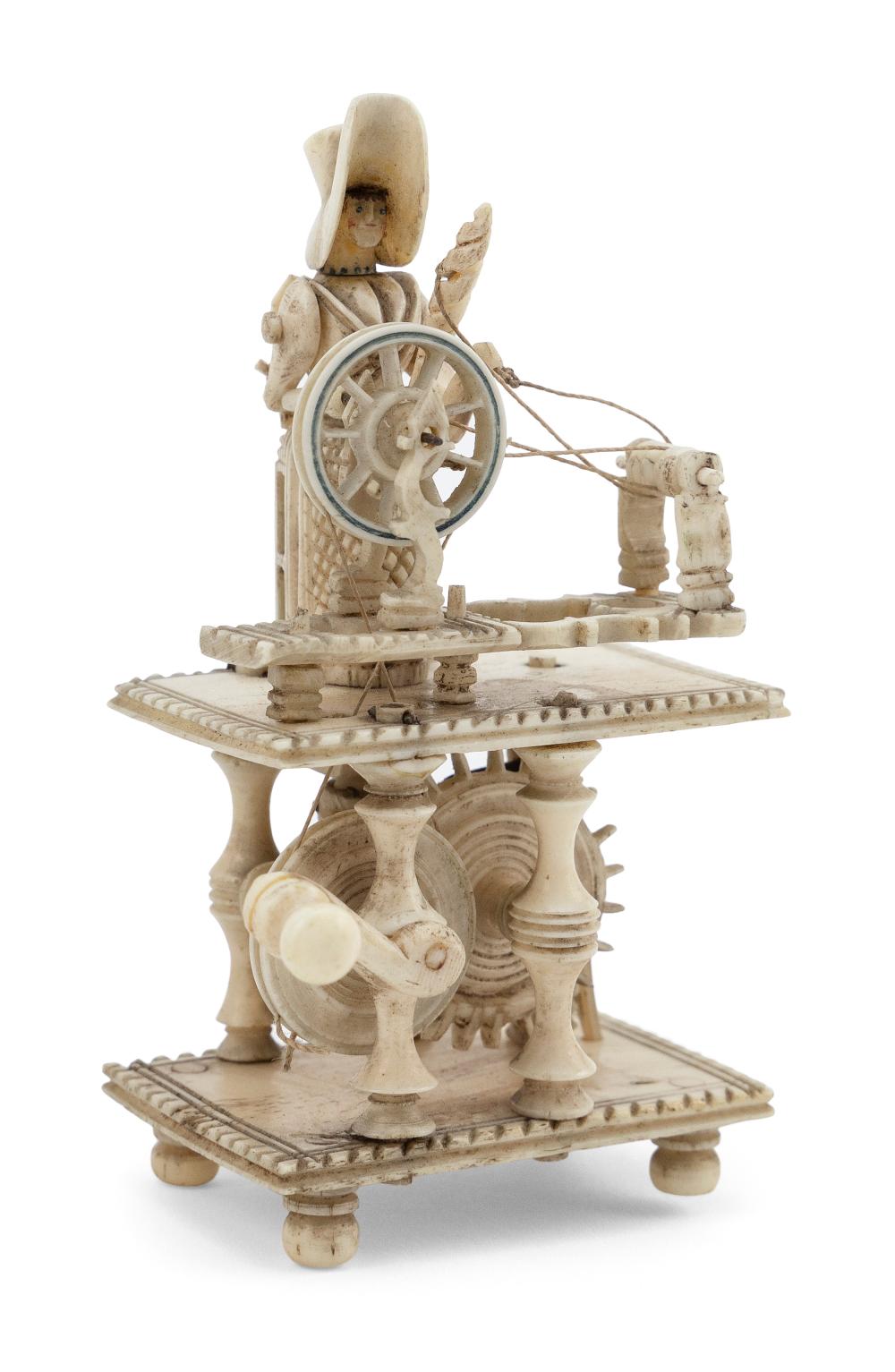 NAPOLEONIC PRISONER-OF-WAR CARVED