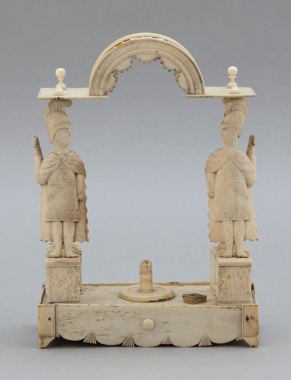 NAPOLEONIC PRISONER-OF-WAR CARVED
