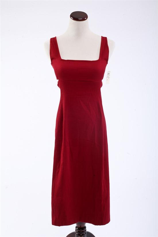 NARCISO RODRIGUEZ RED COTTON
