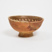 Narino Red Slip Pottery Footed