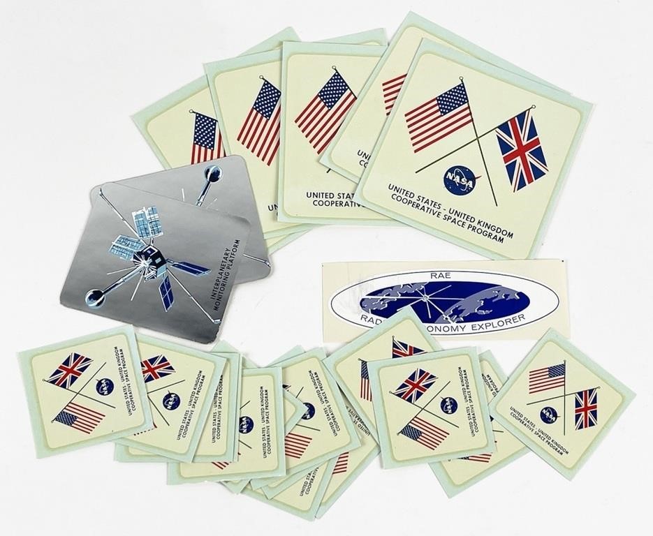 NASA 1960S SPACE PROGRAM DECALS22