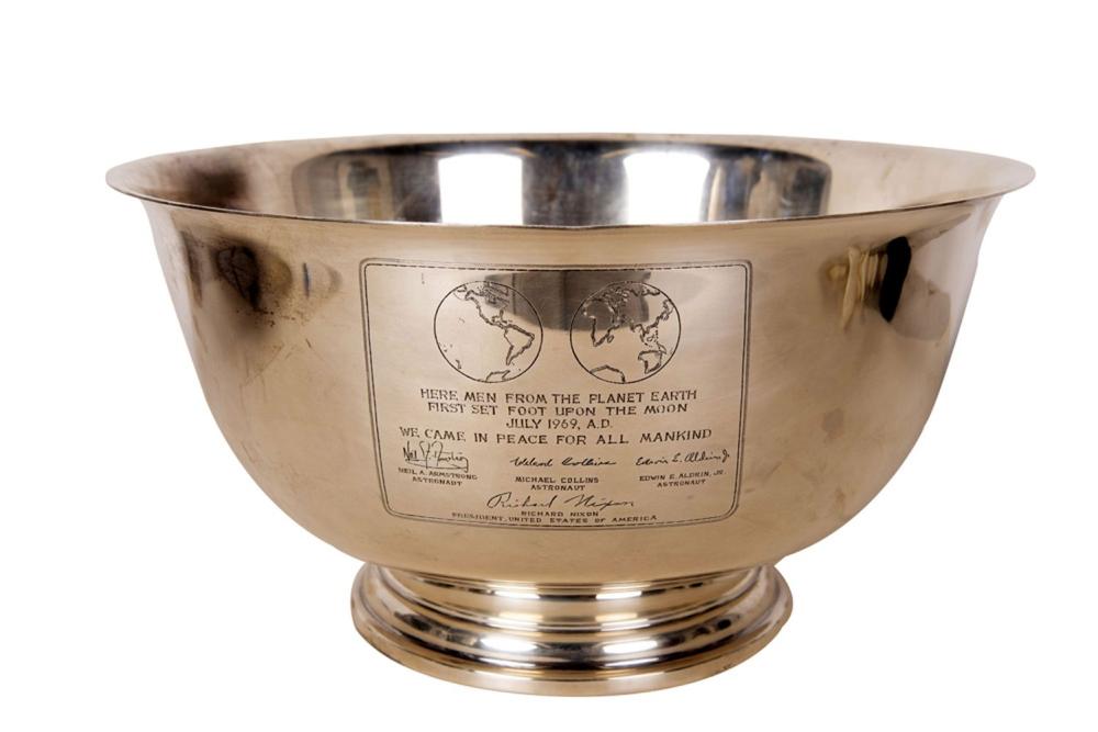 NASA APOLLO 11 STERLING TROPHY "MAN