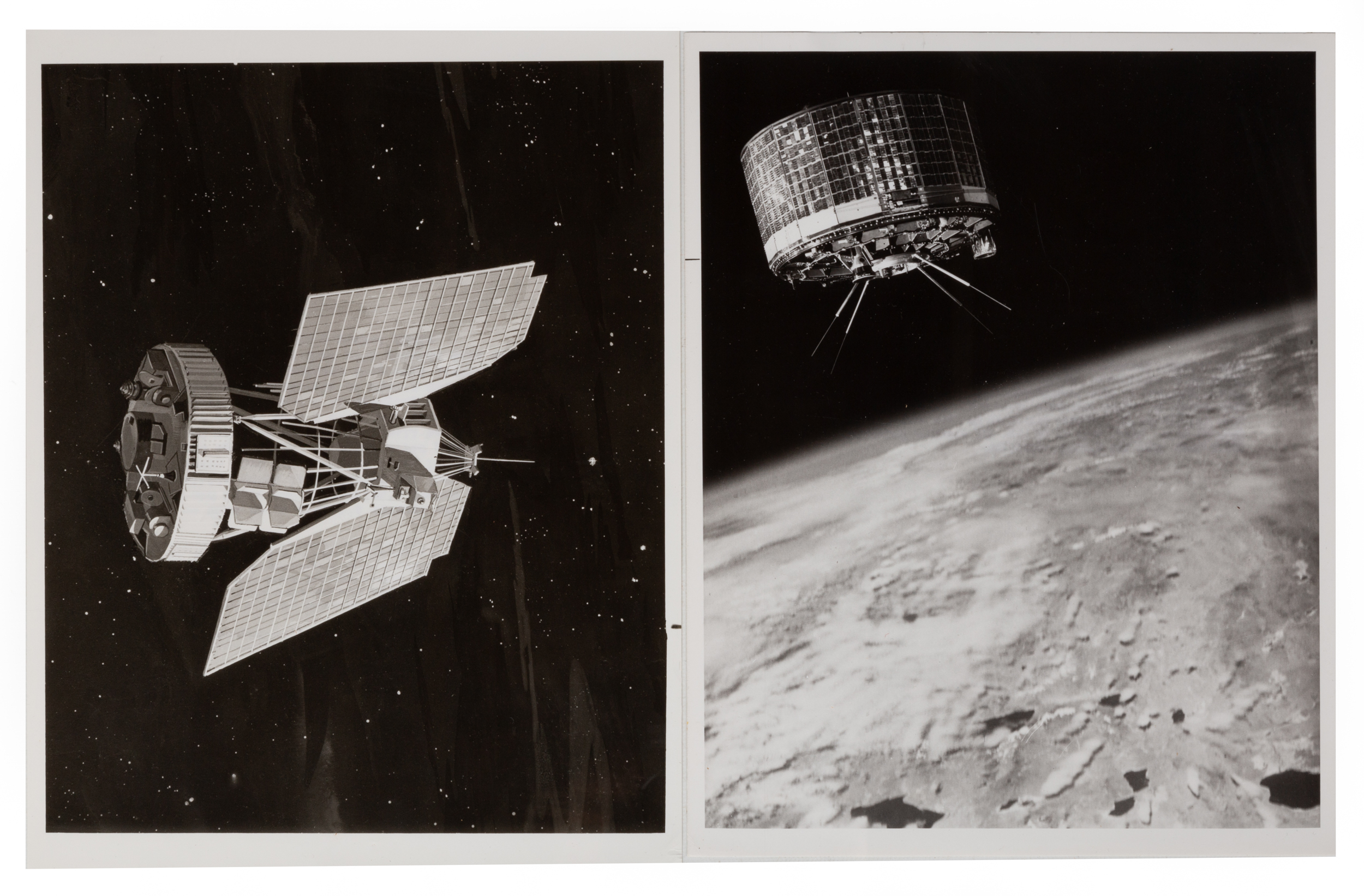 NASA PHOTOGRAPHS OF SATELLITES