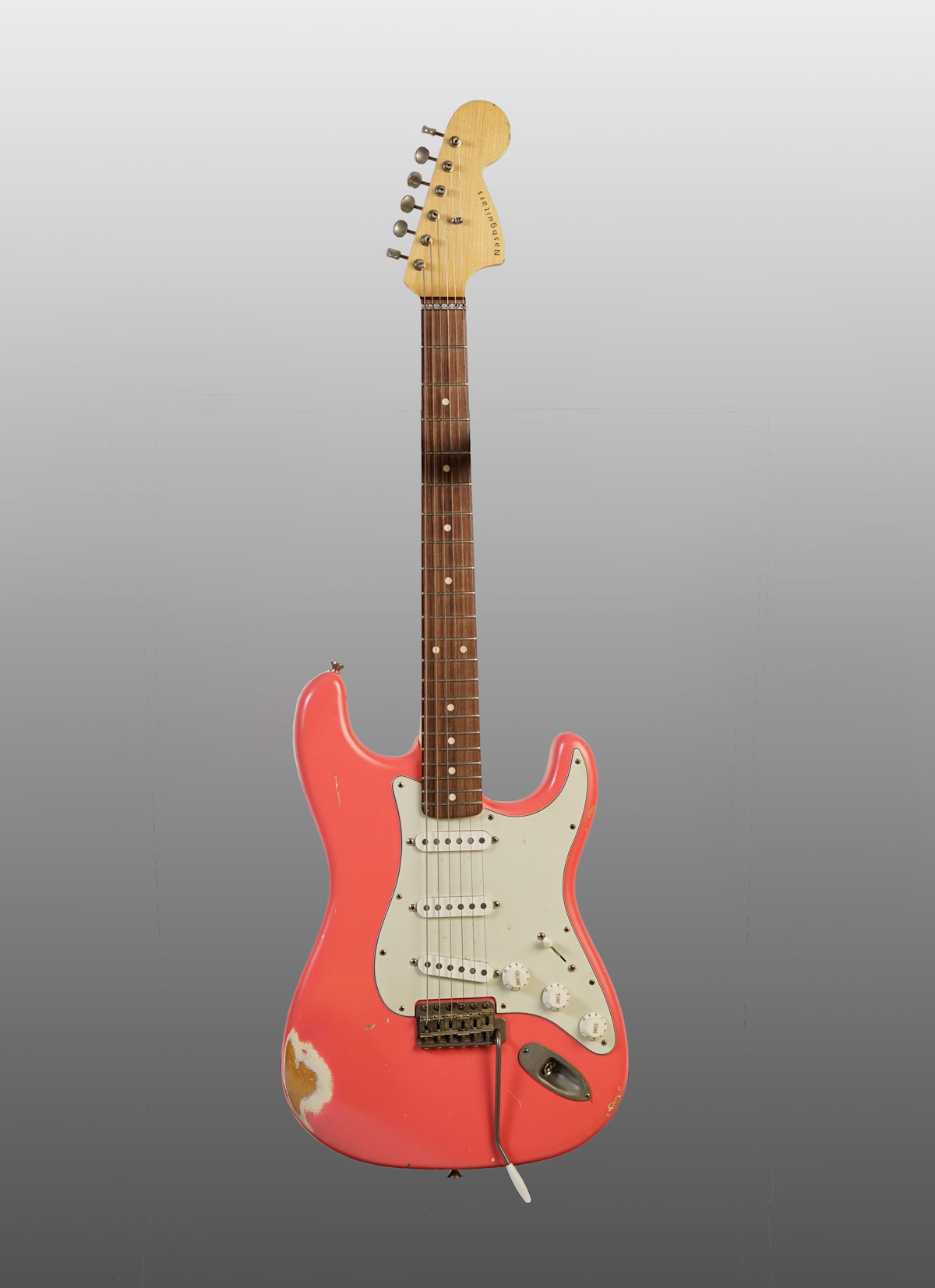 NASH GUITAR PINK MODEL S: No serial