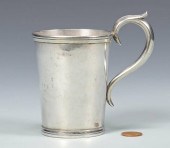 NASHVILLE COIN SILVER MUG, J.S